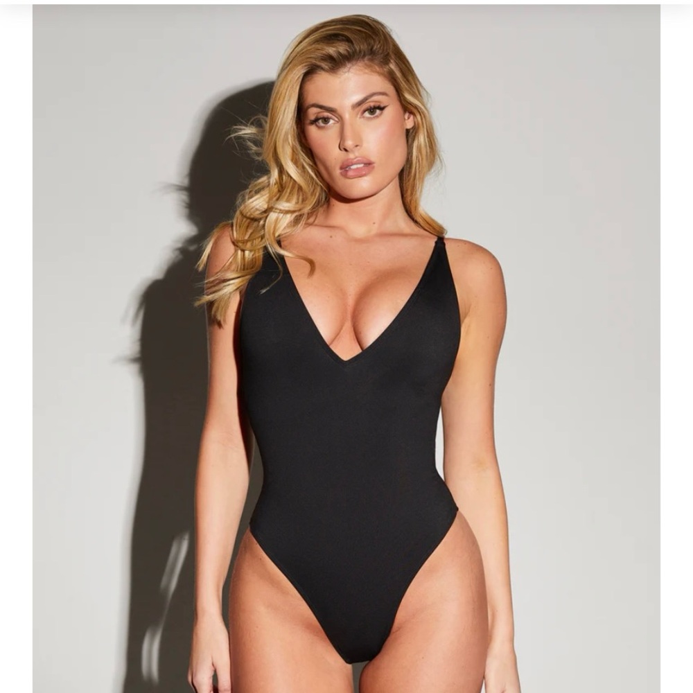 One Piece Swimsuit - Black - Long/Large - TA3